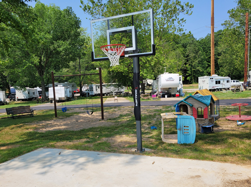Our new playground in 2005 and addition to Rocky Falls RV Park & Campground