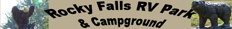 Rocky Falls is for camping in the Evansville and Mt.Vernon, Indiana area.